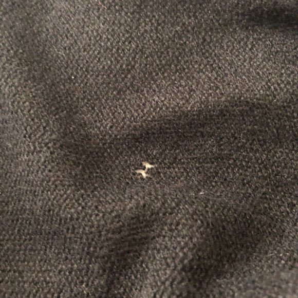 Club Monaco Black Lightweight Cashmere Open Cardigan - Picture 3 of 3